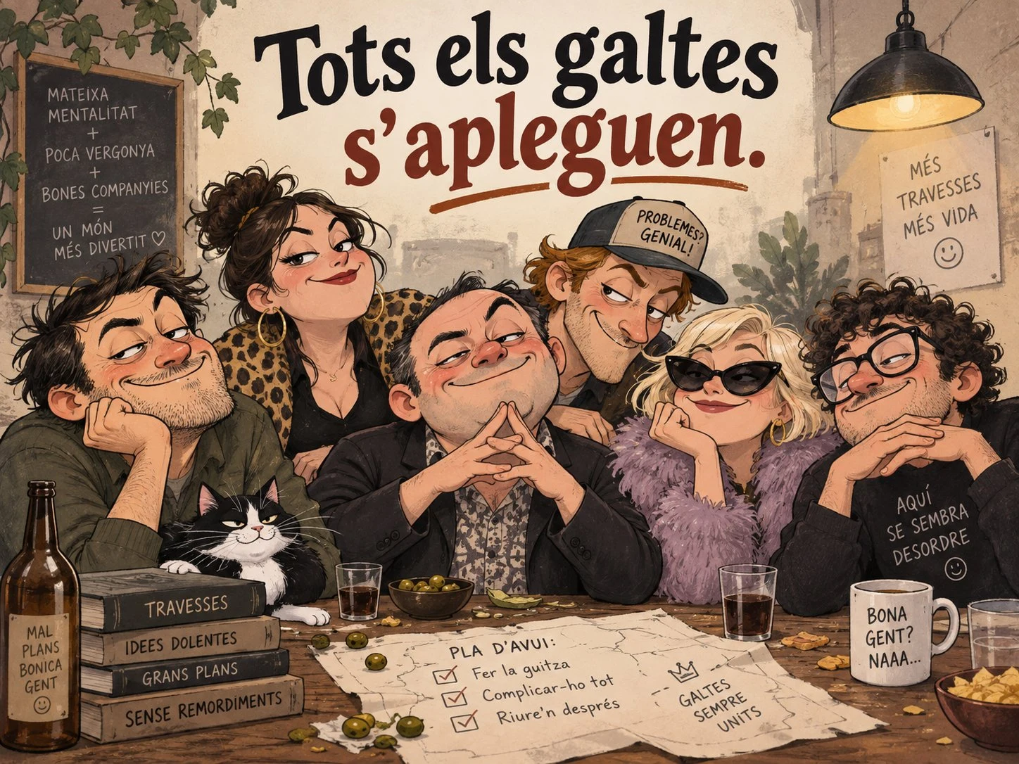 «Tots els galtes s’apleguen.»